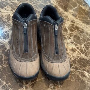 Timberland Two-Tone Brown Leather Boots